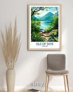 Affiche de voyage de l'île de Skye