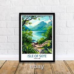 Affiche de voyage de l'île de Skye