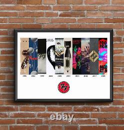 Affiches d'art de couverture multi-album de la discographie de Guns'N' Roses - Cadeau de la fête des pères
