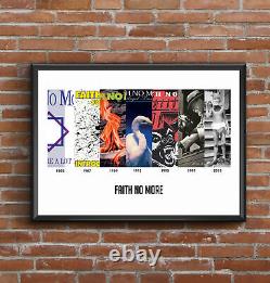 Affiches d'art de couverture multi-album de la discographie de Guns'N' Roses - Cadeau de la fête des pères