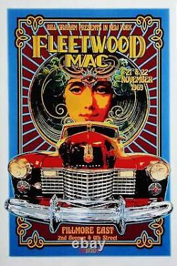 Affiches de concert de Fleetwood Mac Rock Vintage Rétro Impressions Murales, A4, A3, A2, A1