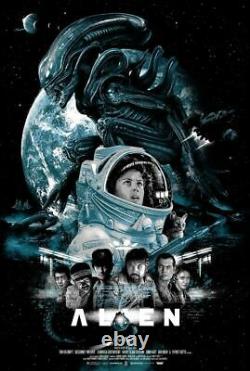 Alien Aliens The Perfect Organism Vance Kelly Screen Print Poster 24x36 Mondo