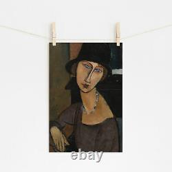 Amedeo Modigliani Jeanne Hebuterne (1917) Peinture Affiche Imprimer Cadeau D'art