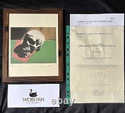 Andy Warhol (1928-1987) Impression originale en édition limitée signée à la main avec certificat d'authenticité