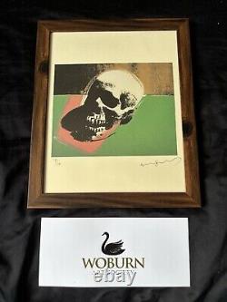 Andy Warhol (1928-1987) Impression originale en édition limitée signée à la main avec certificat d'authenticité