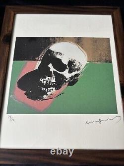 Andy Warhol (1928-1987) Impression originale en édition limitée signée à la main avec certificat d'authenticité