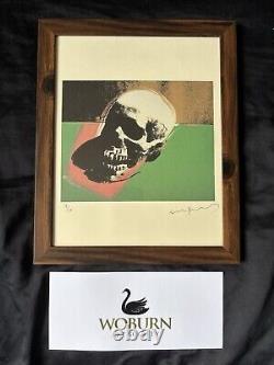 Andy Warhol (1928-1987) Impression originale en édition limitée signée à la main avec certificat d'authenticité