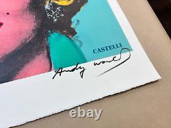 Andy Warhol Blue Marylin, 1981 Pl. Imprimé signé en édition limitée 22 X 18.8 po. Un parmi 50