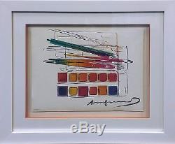 Andy Warhol Ii. 288 Aquarelle Paintkit Avec Pinceaux I 1982 Signé Voir En Direct