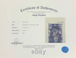Andy Warhol Joseph Beuys In Memoriam Original Signé À La Main Avec L'aco