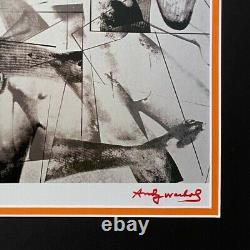 Andy Warhol + Rare 1984 Signé + Imprimé Basquiat + Matted To 11x14 A