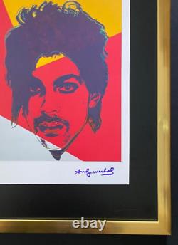 Andy Warhol + Signé 1984 Prince Print Monté Et Encadré + Achetez-le Maintenant