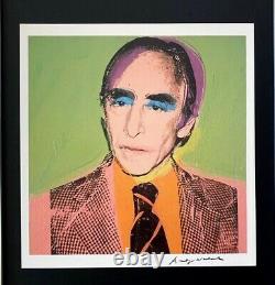 Andy Warhol Vintage 1984 Leo Castelli Imprimé Signé Monté Dans Un Tableau 11x14