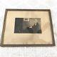 Antique Framed James Mcneill Whistler Imprimer Titled Mother Framed Matted B&w