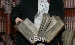 Antique Illuminé Première Édition Old Believer Bible Livre Imprimé 1641 À Moscou