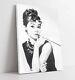 Audrey Hepburn 1 Toile Murale Effet Flottant/cadre/impression/poster Noir