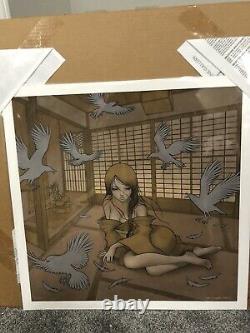 Audrey Kawasaki Kazamachi Giclee Art Print Signé 24x24 2009 136/150