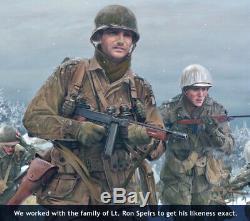 Band Of Brothers Dépeignant Ron Speirs Et Dédicacé Par 14 Bastogne Vets