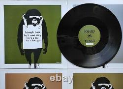 Banksy Dj Dangermouse 12 4 Set Vinyle. Gardez-le Réel/rire Maintenant Artwork Exc Cond