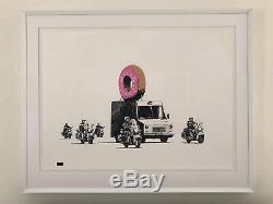 Banksy Donuts Strawberry (signed / Coa / 1 Propriétaire / Pristine / Offres Considérées)