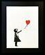 Banksy Girl With Balloon 2004 - Contrôle De La Sérigraphie Numérotée Et Numérotée