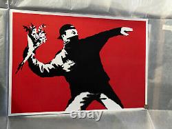 Banksy Litta Love Is In The Air With Coa