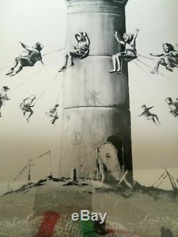 Banksy Muré Hôtel Box Set Avec Réception Originale De Bethléem Terre Sainte