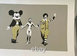 Banksy Napalm Print (non Signé) Edition 500 Avec Certificat Coa