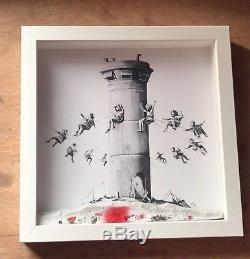 Banksy Original Box Set Imprimer Mur Fermé De L'hôtel Bethléem Avec Reçu Mint