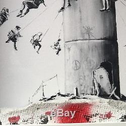 Banksy Original Box Set Imprimer Mur Fermé De L'hôtel Bethléem Avec Reçu Mint