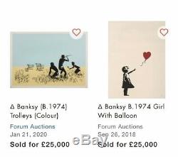 Banksy Original Commercial Trolleys