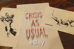 Banksy Produit Intérieur Brut, Croydon Fleurs, Affiche Rat, Et Pas Une Copie De Crise