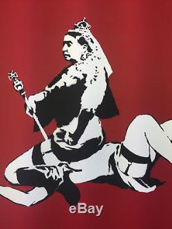 Banksy Queen Victoria En Parfait État Avec Contrôle Pest