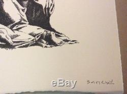 Banksy Sale Se Termine Aujourd'hui Original Signé Limited Edition Art Print Barely Légal