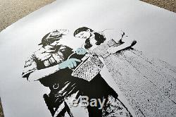 Banksy Stop And Search Pow Imprimer Signé Non Pas De Description De Numéroté Voir Coa