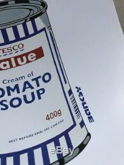 Banksy Tesco Value Tomato Soup Can Poster Un-boîtes Signé Imprimer