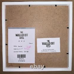 Banksy Walled Off Hotel Box Set And Receipt (embossed Stamped Matching Edition)