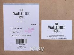 Banksy Walled Off Hotel Box Set And Receipt (embossed Stamped Matching Edition)