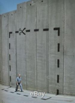 Banksy Walled Off Hôtel Section De Mur Souvenir Cut It Out! Sculpture Ultra Rare