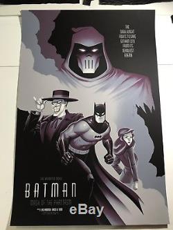 Batman Phantom City Masque Créatif Du Phantasm Mondo Print Poster Affiche Animée