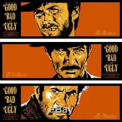 Billy Perkins Good, Bad, Ugly Triptych Set Ensemble D'affiches Early Mondo