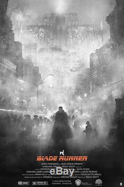 Blade Runner Affiche Karl Fitzgerald Imprimer Te Vagy Une Lame Mondo Art Variante 2049