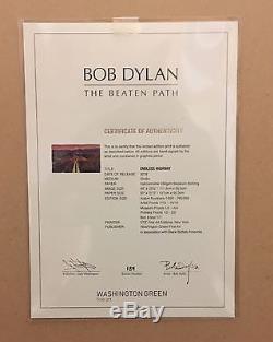 Bob Dylan Impression Sur L'édition Limitée Endless Highway