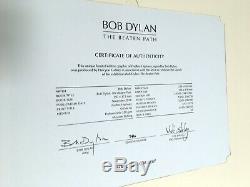 Bob Dylan Le Beaten Path, Book Limited Edition & Set Steel Case Box. Nouveau. Coa