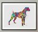 Boxer Chien, Impression Aquarelle, Cadeau De Dogloup, Imprimé Animal, Dog Art-1503
