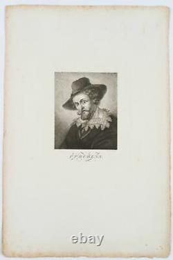 C. Hess (1755-1828), Portrait Peter Paul Rubens (1577-1640) À 1800, Roue