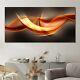 Canvas Print Abstract Waves Picture Grand Salon Mur Art 140x70