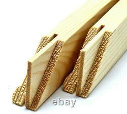 Canvas Stretcher Bars 19mm Pairs Standard Frames + Wedges Canvases Pine Bar