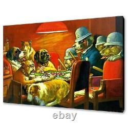 Cassius Marcellus Coolidge Pincé avec quatre as chiens poker Toile Imprimer Art