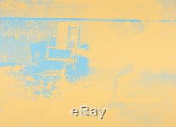 Chaise Électrique # 83, Sérigraphie En Edition Limitée, Andy Warhol